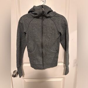 Athletic Grey Scuba Hoodie Lululemon